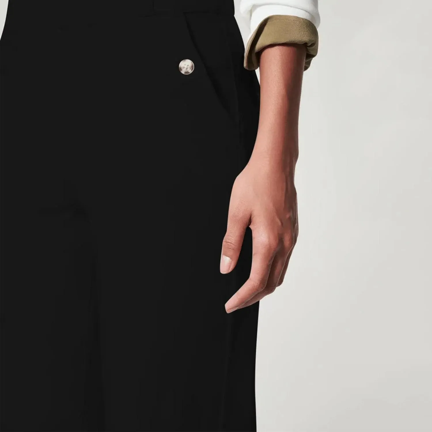 Women High Waist Casual Wide Leg Long Palazzo Pants Trousers Comfy Work Dress Pants Lounge Yoga Capris Pants