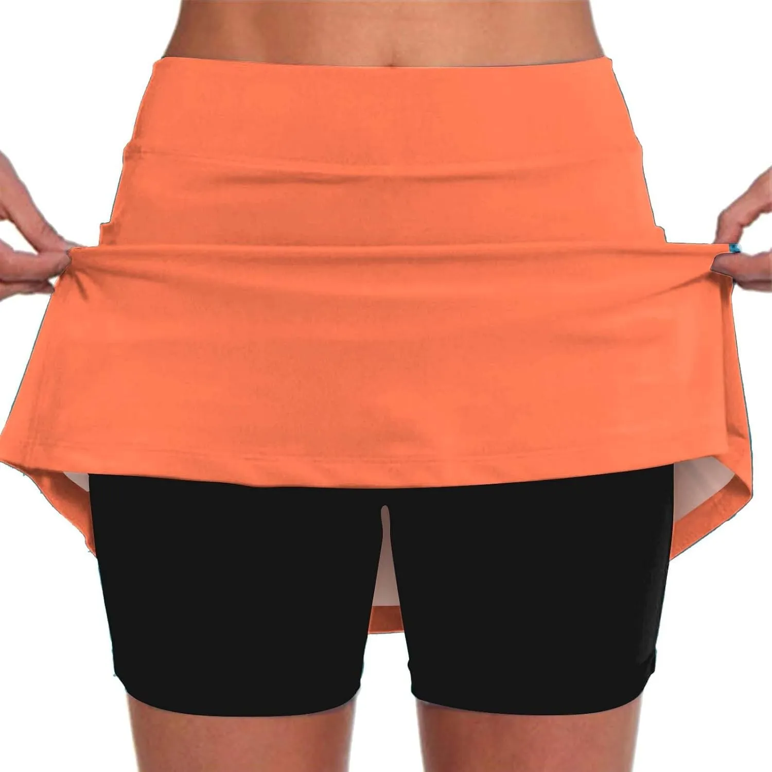 Women's Knee Length Skorts Skirts Tennis Athletic Golf Causal Skort Tennis Skirts High Waisted Skorts Skirts