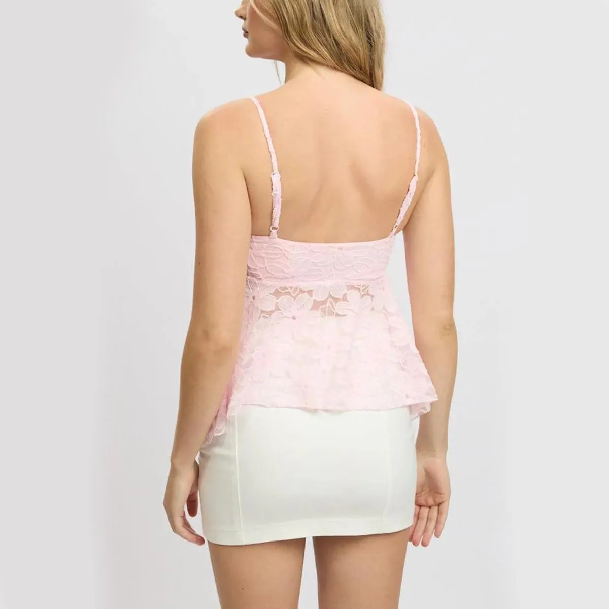 Womens Y2k Lace Crop Tops Vintage Fairy Ruched Ruffle Holiday Beach Going Out Streetwear Casual Camisole